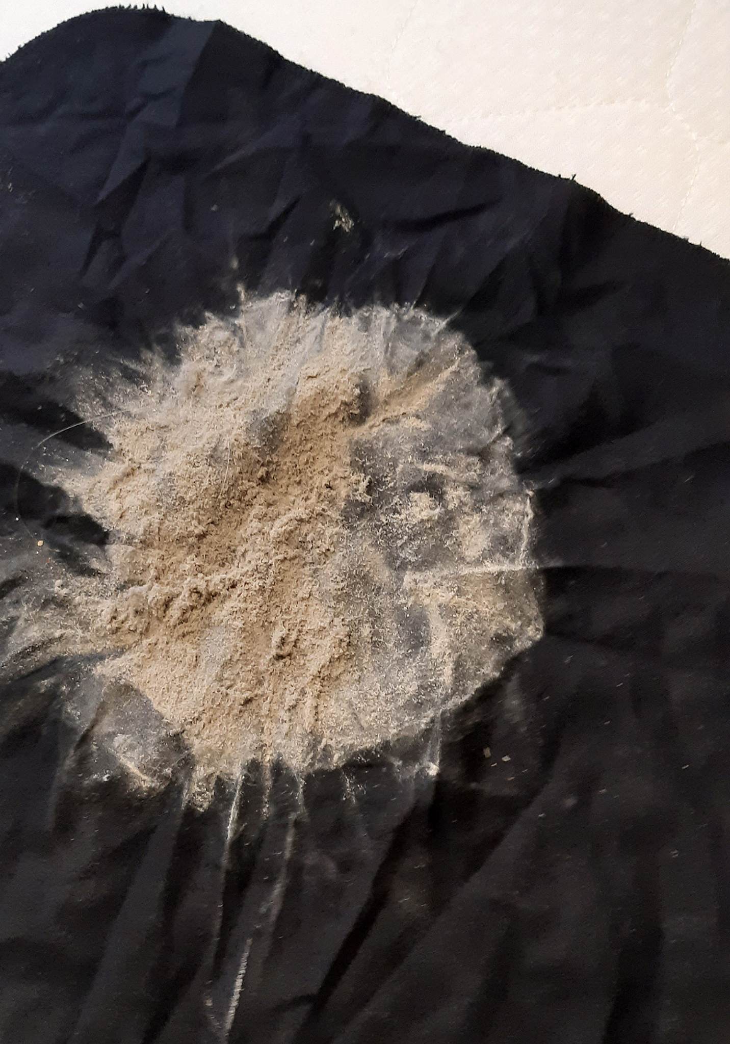 Tisztítás eredménye a szűrőn